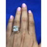 925 Sterling Silver White CZ Ring Size 6.5