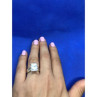 925 Sterling Silver White CZ Ring Size 6.5