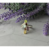 925 Sterling Silver Multi Gemstones Ring Size 8