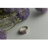 925 Sterling Silver Purple Tourmaline Ring Size 8.5