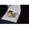 925 Sterling Silver Alpanite & CZ Ring Size 9 Turkey