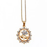 925 Sterling Silver Gold Plated Sapphires 