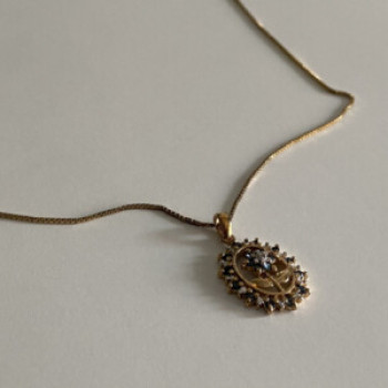 925 Sterling Silver Gold Plated Sapphires 