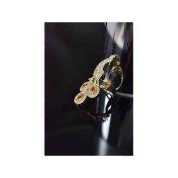 925 Sterling Silver Heliodor, CZ & Turquoise 