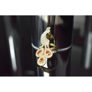 925 Sterling Silver Heliodor, CZ & Turquoise 