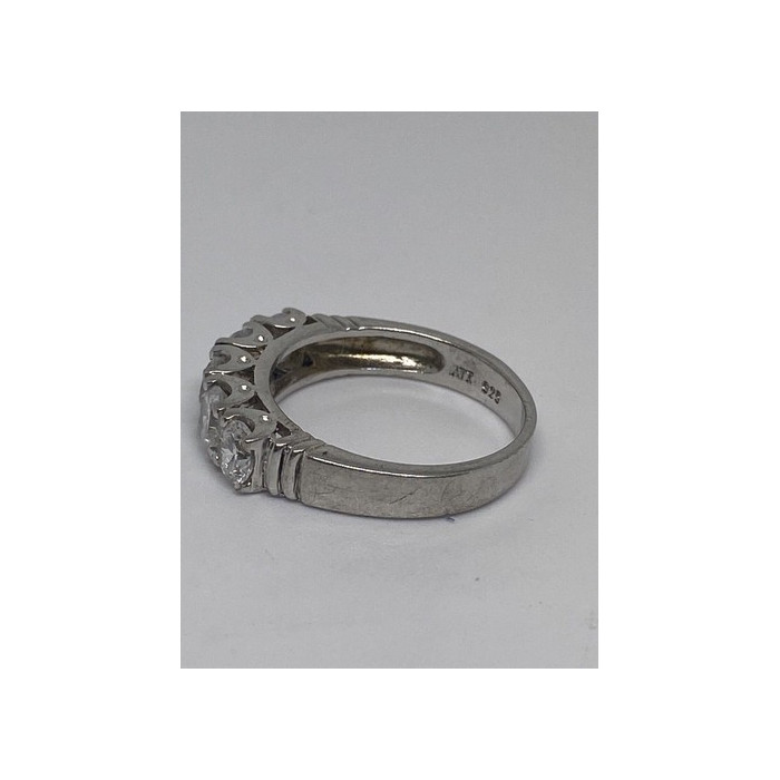 925 Sterling Silver CZ Ring Size 6