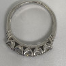 925 Sterling Silver CZ Ring Size 6