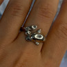 925 Sterling Silver Dolphin Ring Size 8