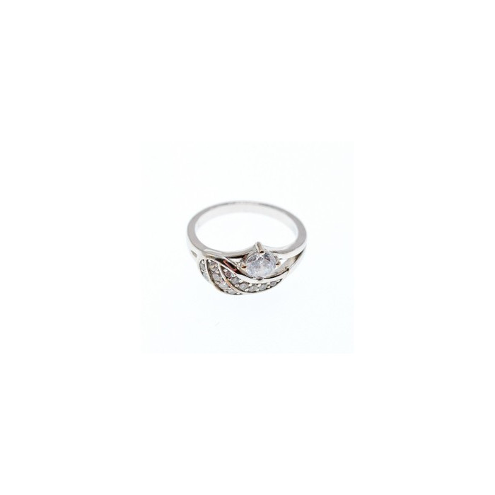 925 Sterling Silver CZ Ring Size 6.5