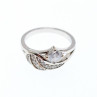 925 Sterling Silver CZ Ring Size 6.5