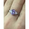 925 Sterling Silver CZ Ring Size 8