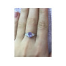 925 Sterling Silver CZ Ring Size 8