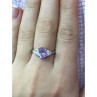 925 Sterling Silver CZ Ring Size 8
