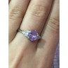 925 Sterling Silver CZ Ring Size 8
