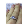 925 Sterling Silver CZ Ring Size 8