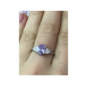 925 Sterling Silver CZ Ring Size 8