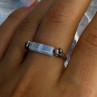 Custom 925 Sterling Silver Agate Ring Size 8