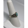 925 Sterling Silver Ring With Turquoise Size 7.75