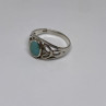 925 Sterling Silver Ring With Turquoise Size 7.75