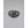 925 Sterling Silver Ring With Turquoise Size 7.75