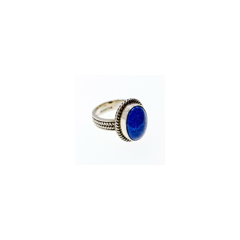 Vintage 925 Sterling Silver Sodalite Ring Size 5.5