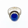 Vintage 925 Sterling Silver Sodalite Ring Size 5.5