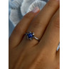 925 Sterling Silver Star Sapphire Ring Size 8