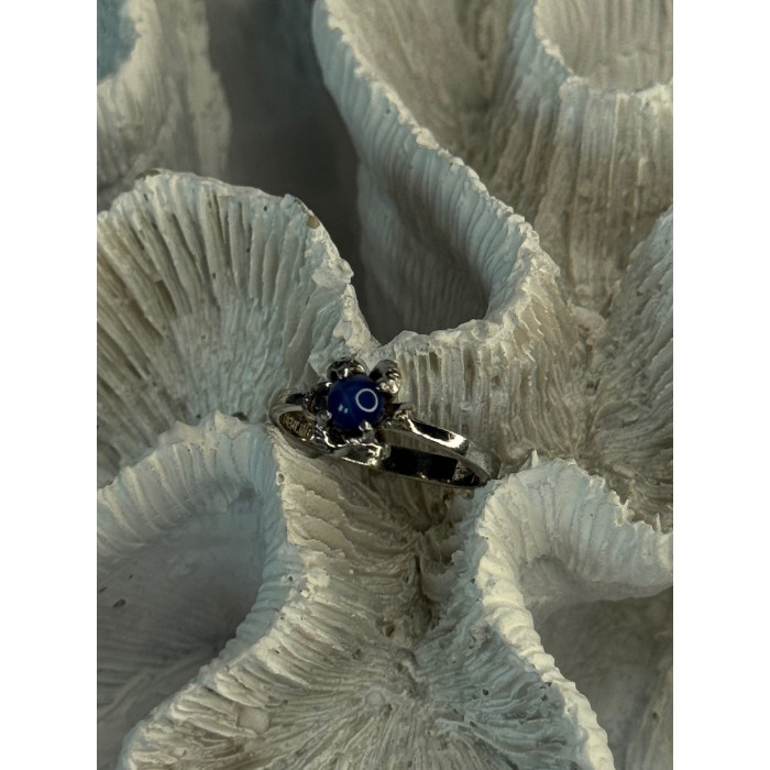 925 Sterling Silver Star Sapphire Ring Size 8