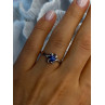 925 Sterling Silver Star Sapphire Ring Size 8