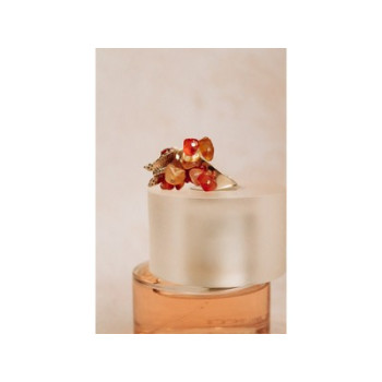 925 STERLING SILVER AGATE DESIGNER'S RING SIZE 6.5