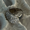 Beautiful 925 Sterling Silver CZ Ring Size 8