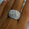 Beautiful 925 Sterling Silver CZ Ring Size 8