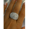 Beautiful 925 Sterling Silver CZ Ring Size 8