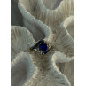 925 Sterling Silver Sapphire & Beryl Ring Size 11.5