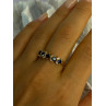14K Yellow Gold Sapphire & Diamond Ring Size 10