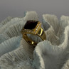 14K Yellow Gold Rubellite & Beryl Ring Size 8