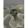 14K White Gold Tanzanite & Diamond Ring Size 6