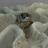 14K White Gold Tanzanite & Diamond Ring Size 6