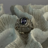14K White Gold Tanzanite & Diamond Ring Size 6