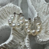925 Sterling Silver Fresh Water Pearl Earrings Length 0.8 Inch