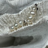 925 Sterling Silver Fresh Water Pearl Earrings Length 0.8 Inch