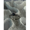 925 Sterling Silver Alexandrite Heart Ring Size 10