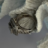 925 Sterling Silver White Tourmaline Ring Size 9