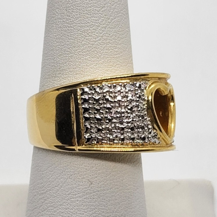 925 Sterling Silver Ruby Ring Size 7.5