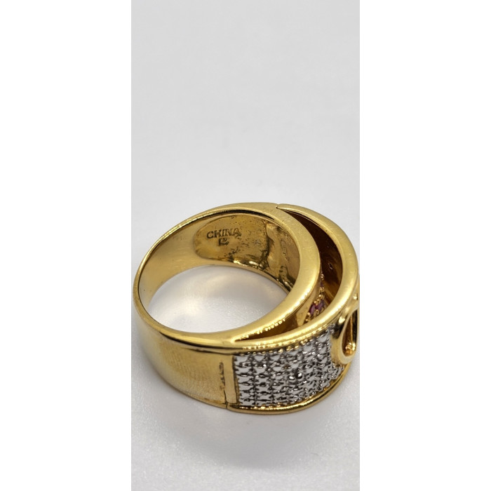 925 Sterling Silver Ruby Ring Size 7.5