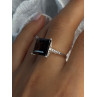925 Sterling Silver Dravite Brown Tourmaline Ring Size 8
