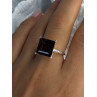 925 Sterling Silver Dravite Brown Tourmaline Ring Size 8