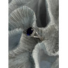 925 Sterling Silver Sapphire & Beryl Ring Size 7