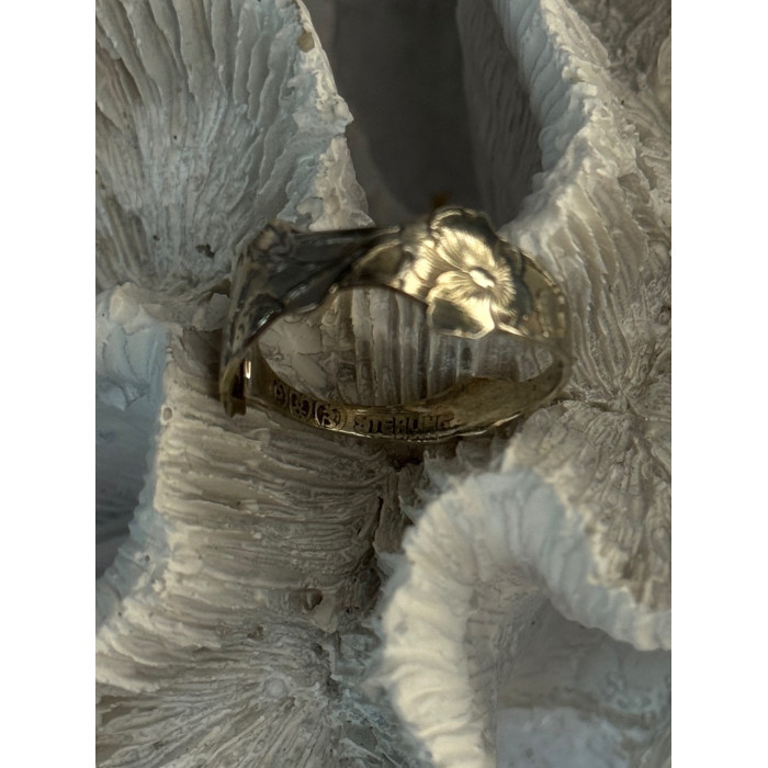 Vintage 925 Sterling Silver Ring Sizable