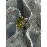 925 Sterling Silver Peridot Ring Size 9.5
